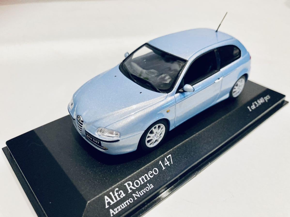 Amazon.co.jp: 1/43 Minichamps Alfa Romeo 147 2001 Blue : おもちゃ